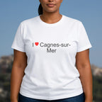 T-shirt I love cagnes-sur-mer