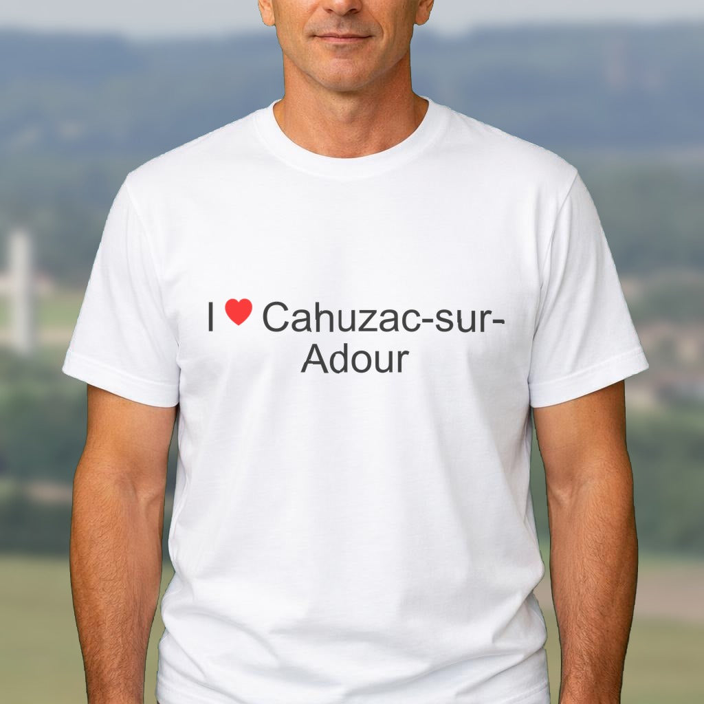 T-shirt I love cahuzac-sur-adour