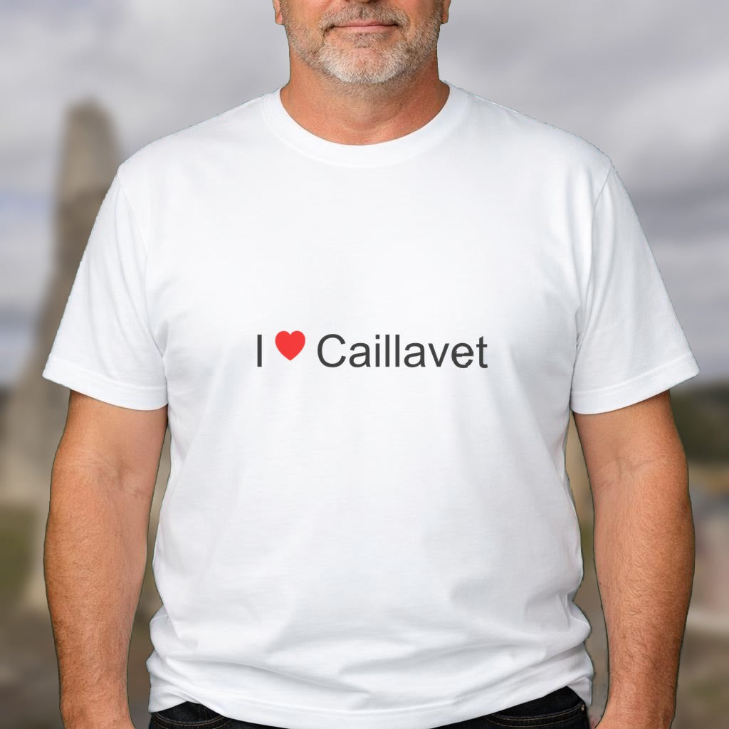 T-shirt I love caillavet