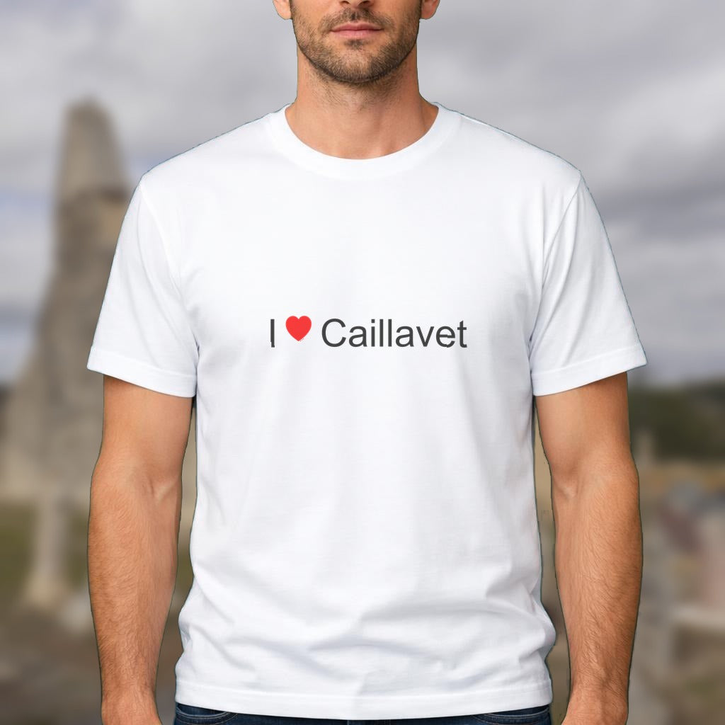 T-shirt I love caillavet