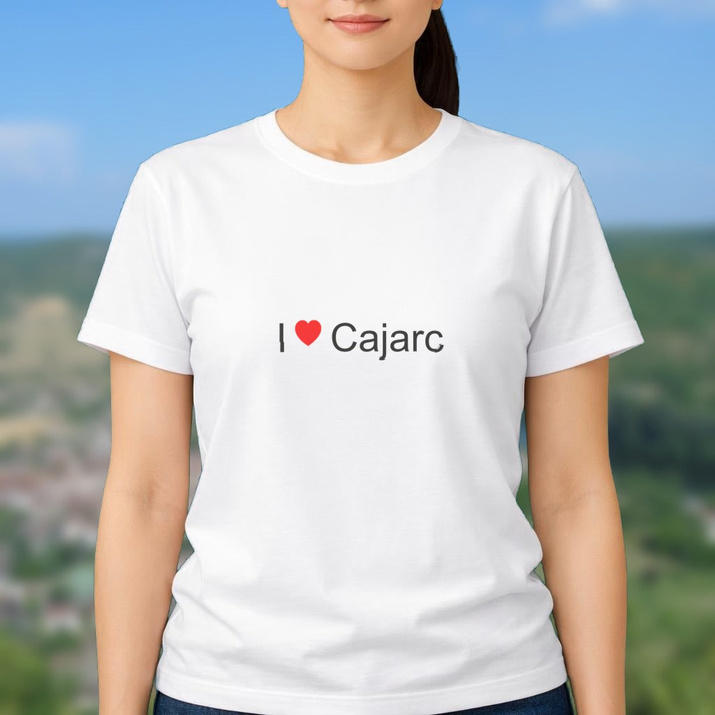 T-shirt I love cajarc