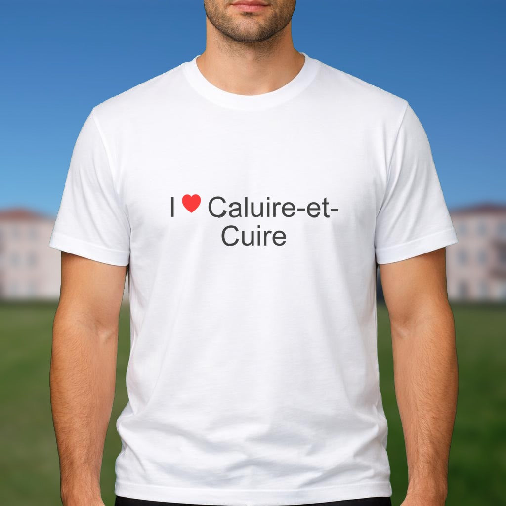 T-shirt I love caluire-et-cuire