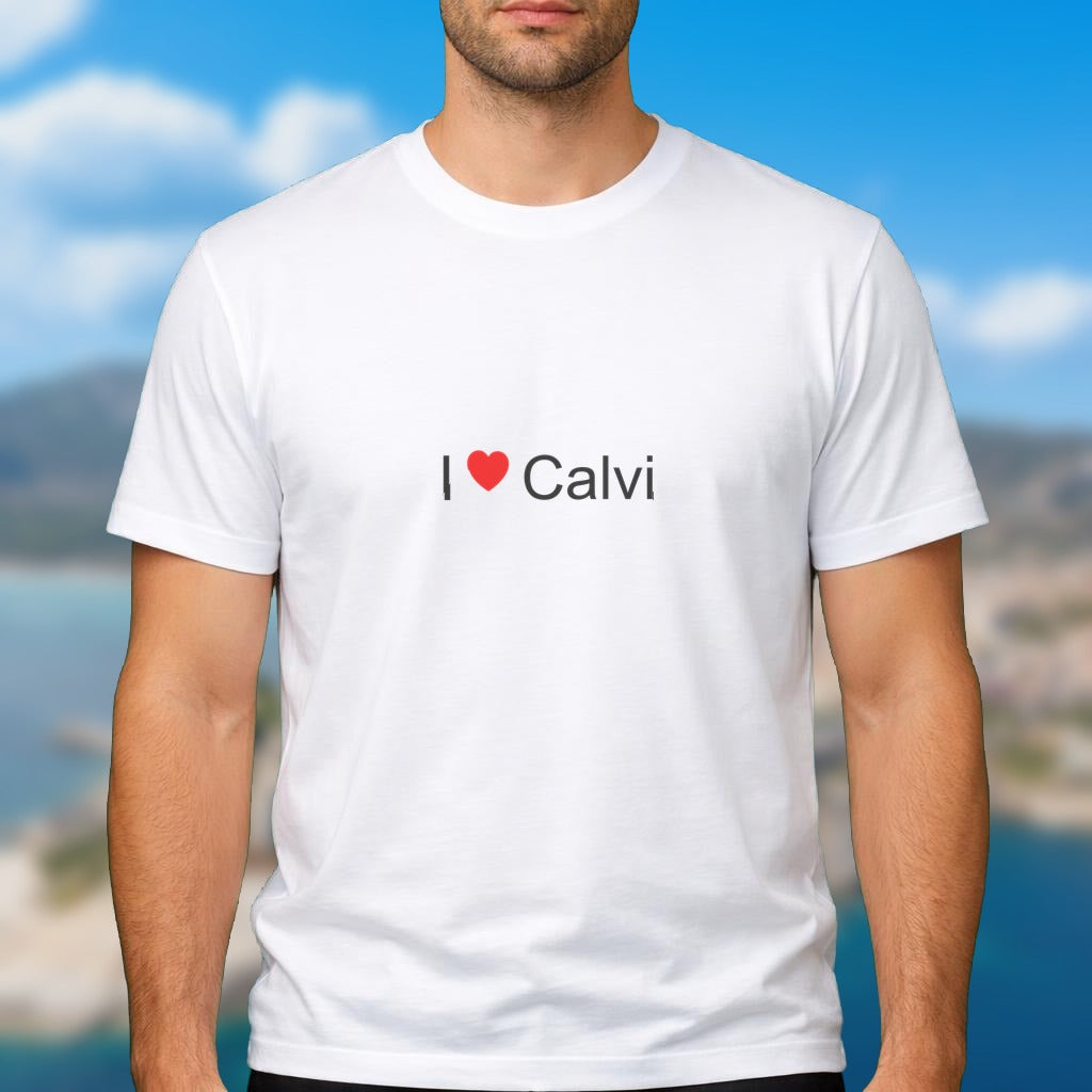 T-shirt I love calvi