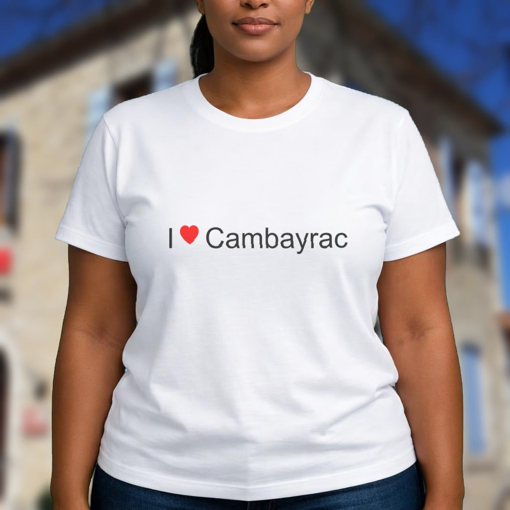 T-shirt I love cambayrac