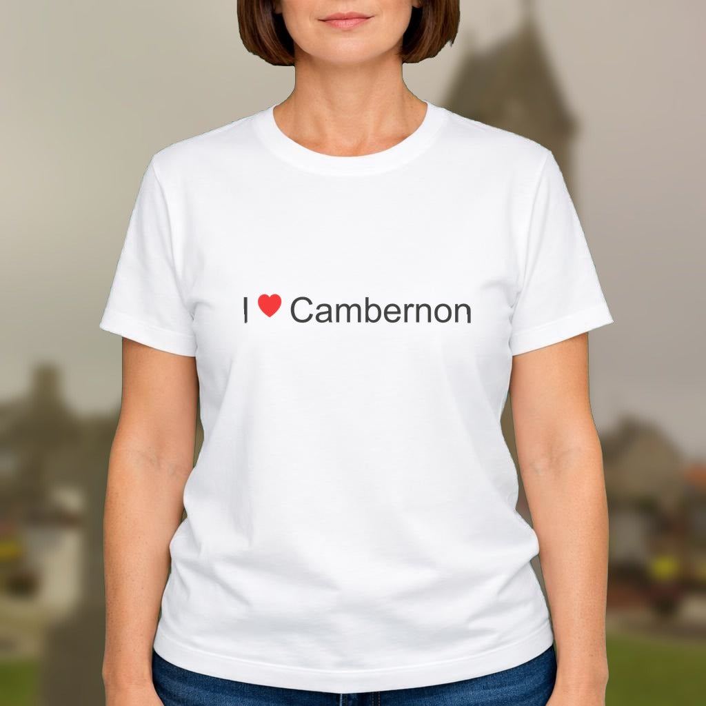 T-shirt I love cambernon