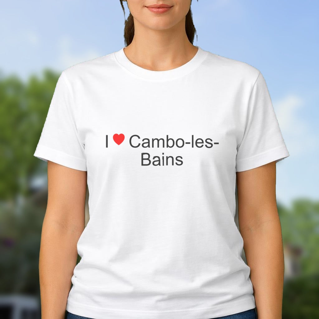 T-shirt I love cambo-les-bains