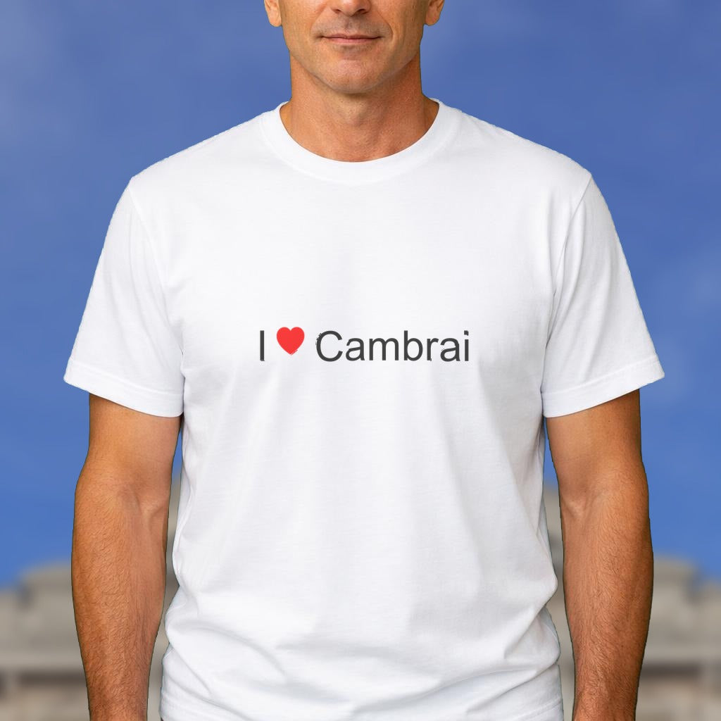 T-shirt I love cambrai