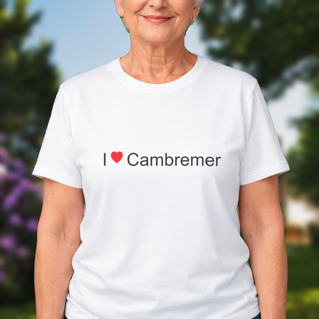 T-shirt I love cambremer