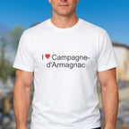 T-shirt I love campagne-d'armagnac