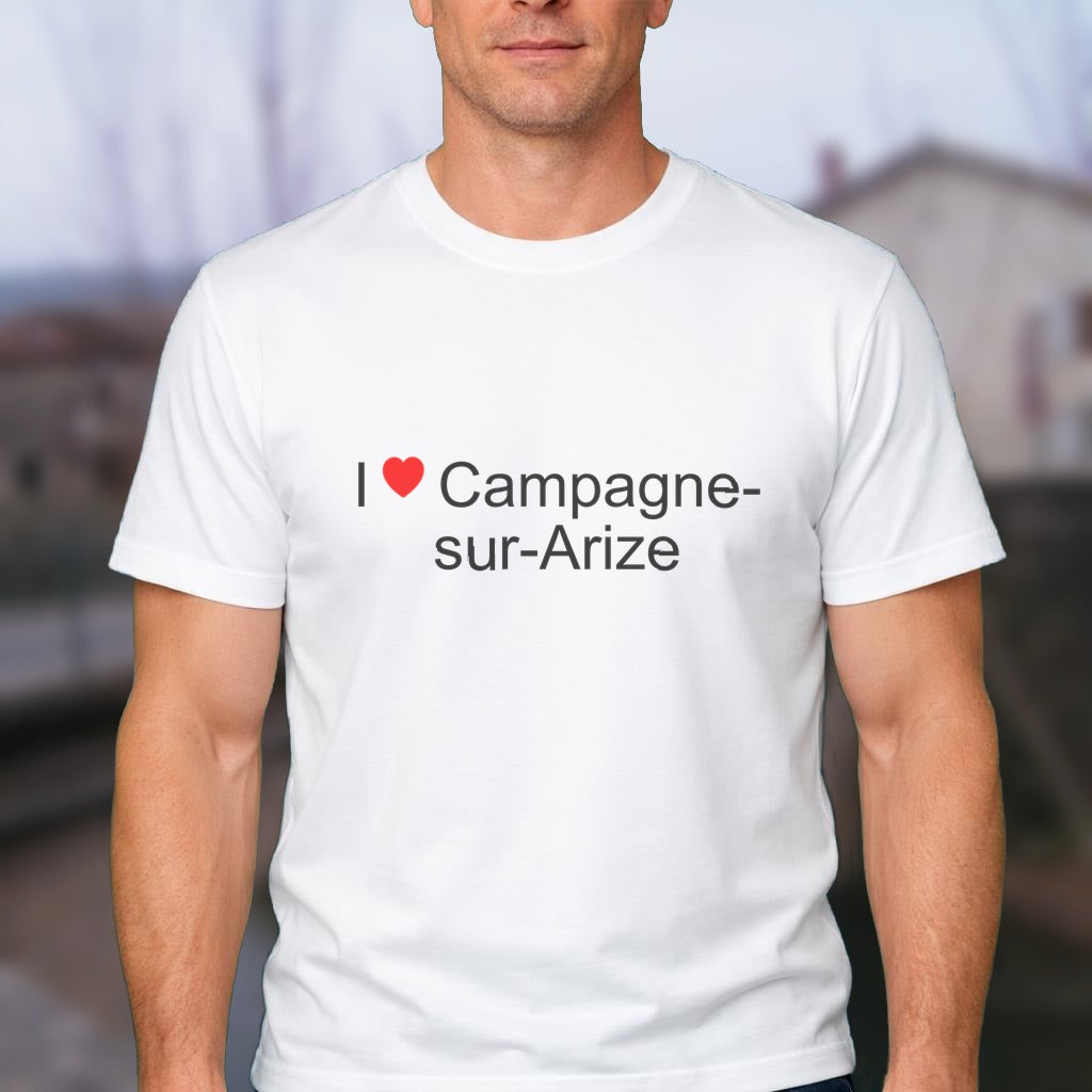 T-shirt I love campagne-sur-arize
