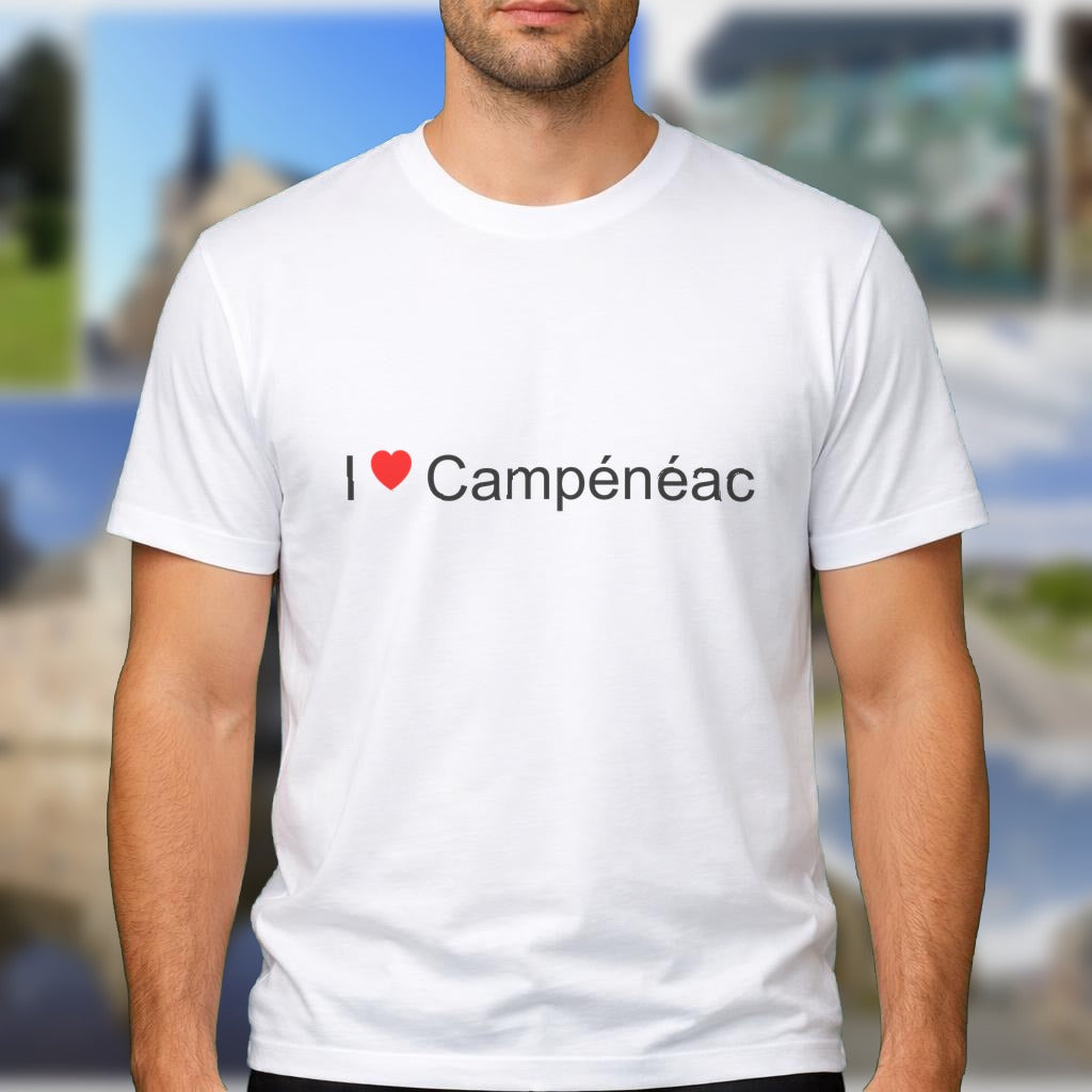 T-shirt I love campénéac