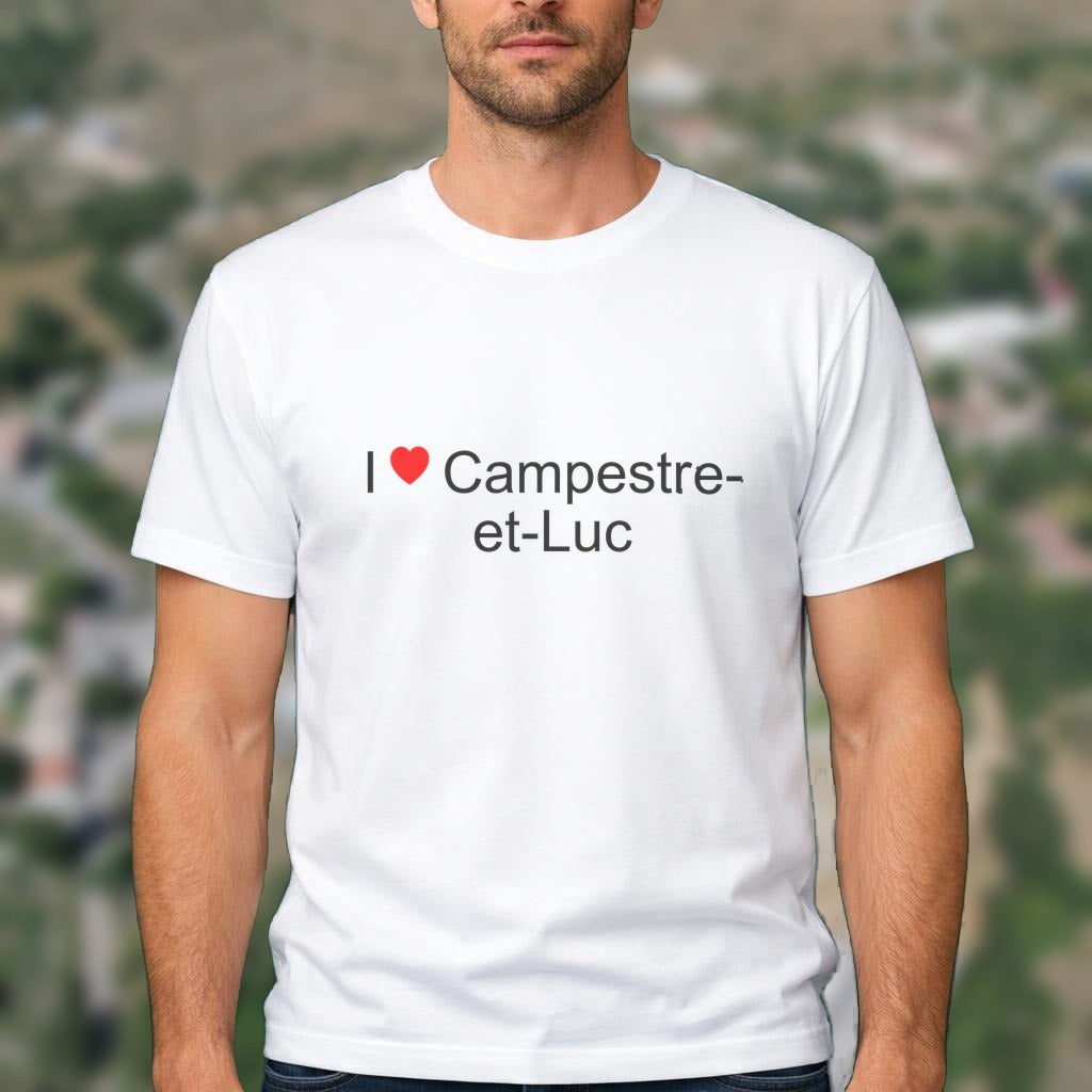 T-shirt I love campestre-et-luc