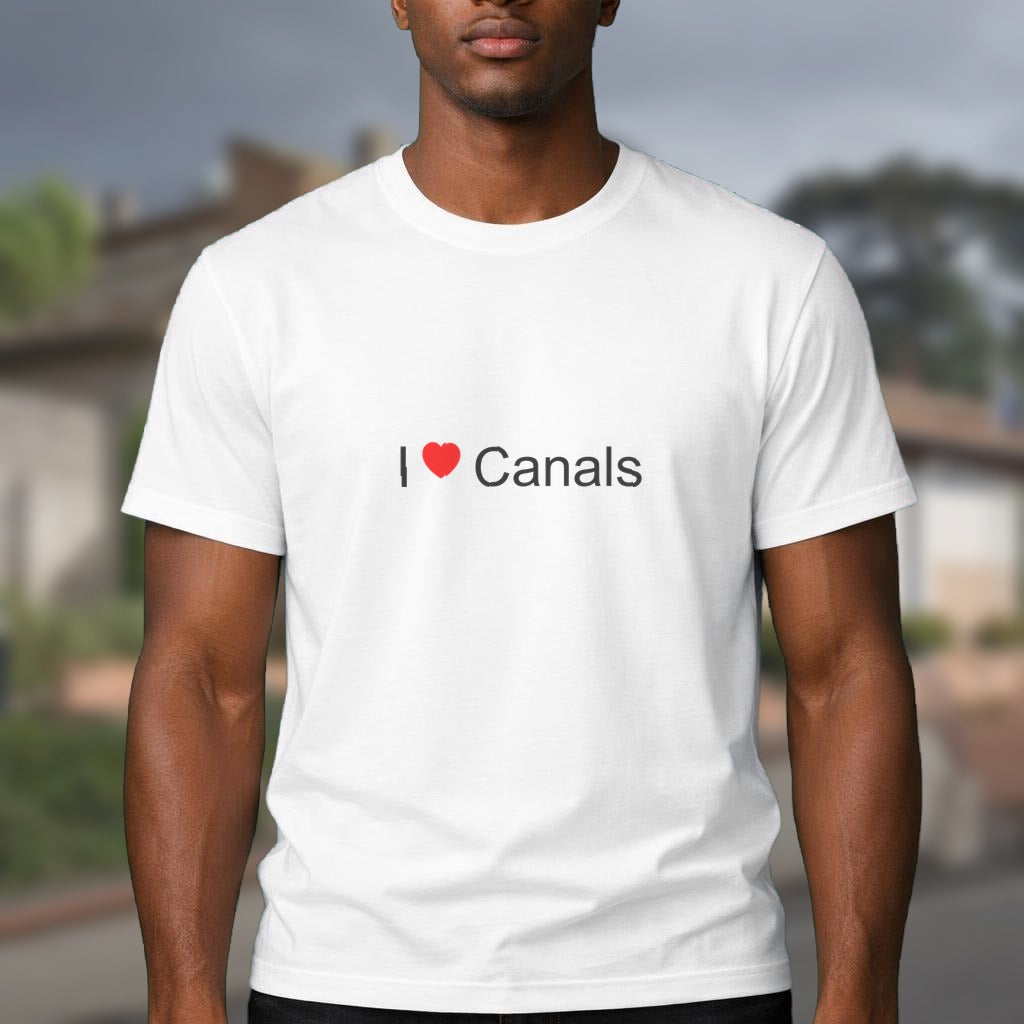 T-shirt I love canals