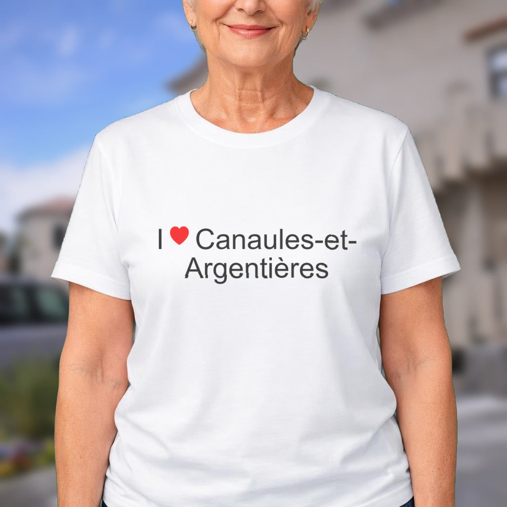 T-shirt I love canaules-et-argentières