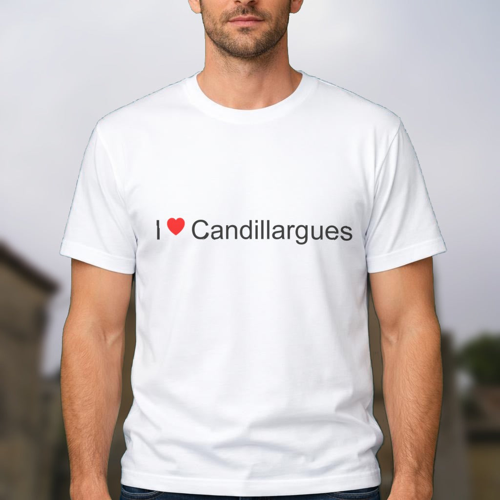 T-shirt I love candillargues