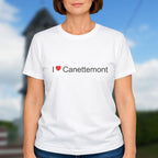 T-shirt I love canettemont