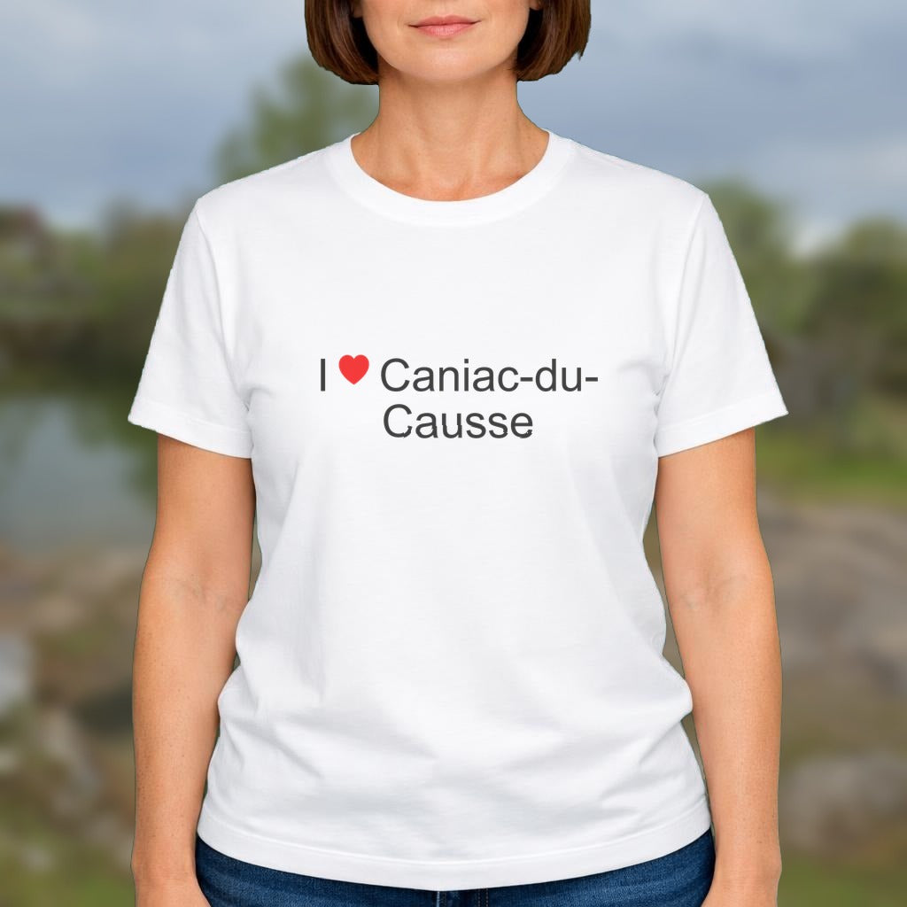 T-shirt I love caniac-du-causse