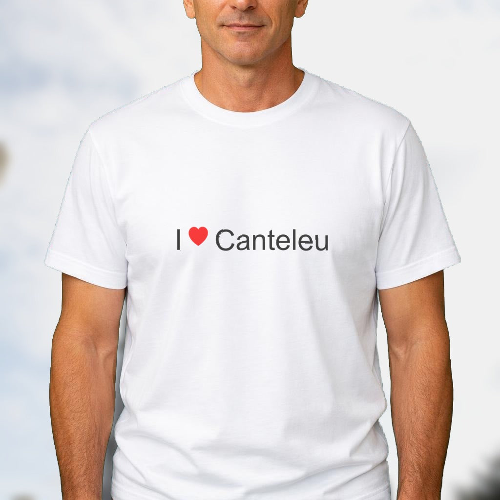 T-shirt I love canteleu