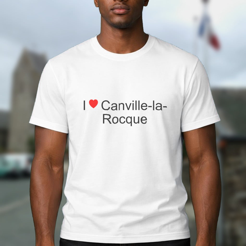 T-shirt I love canville-la-rocque