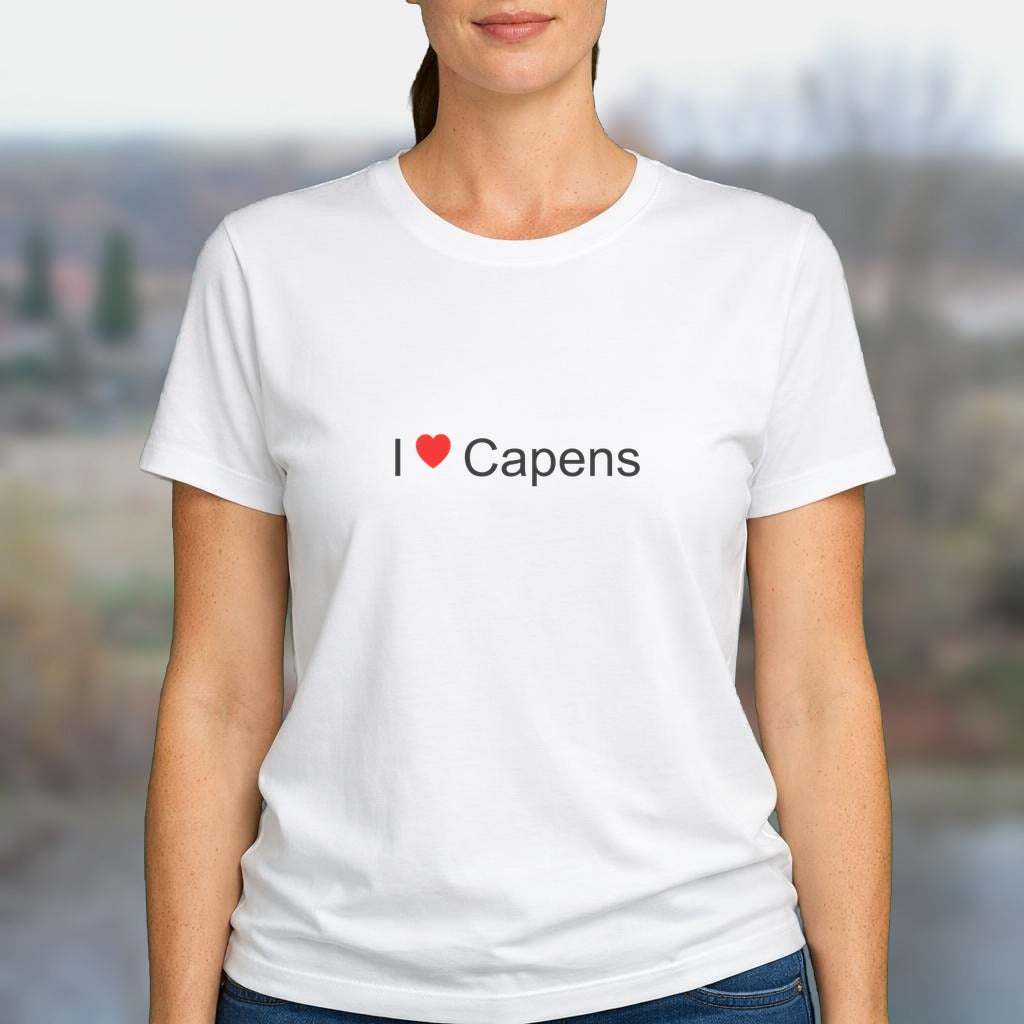 T-shirt I love capens