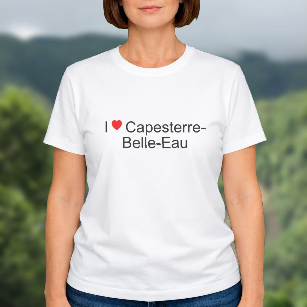 T-shirt I love capesterre-belle-eau