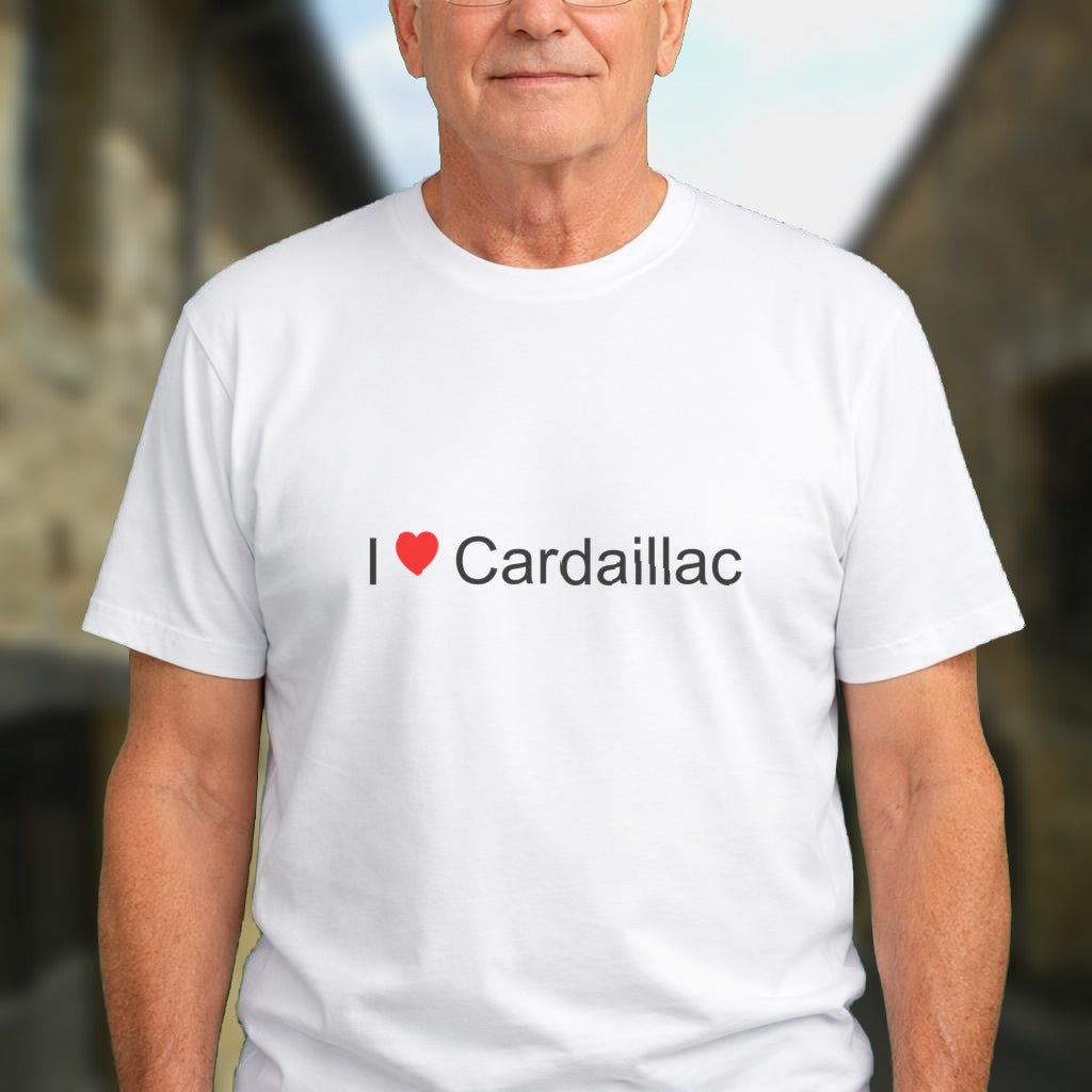 T-shirt I love cardaillac