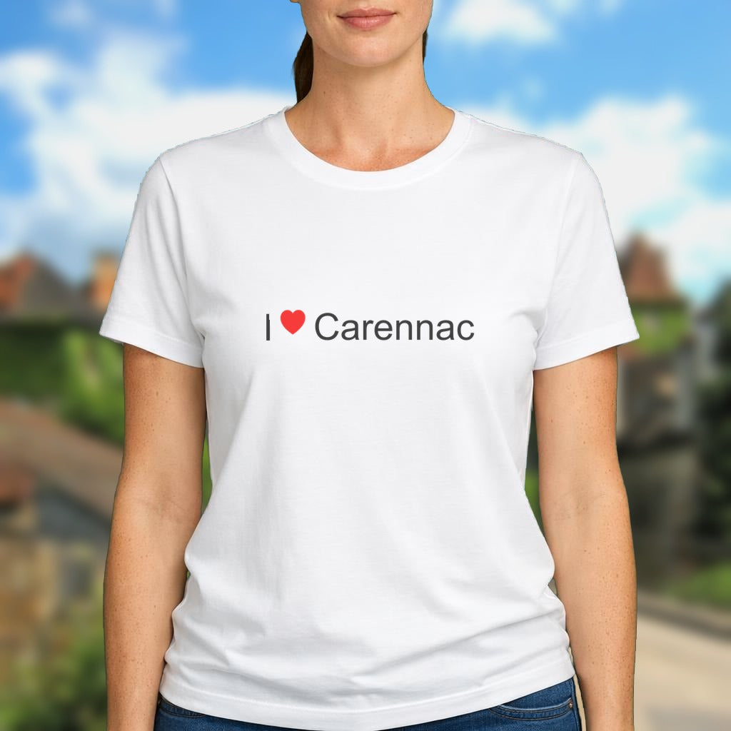 T-shirt I love carennac