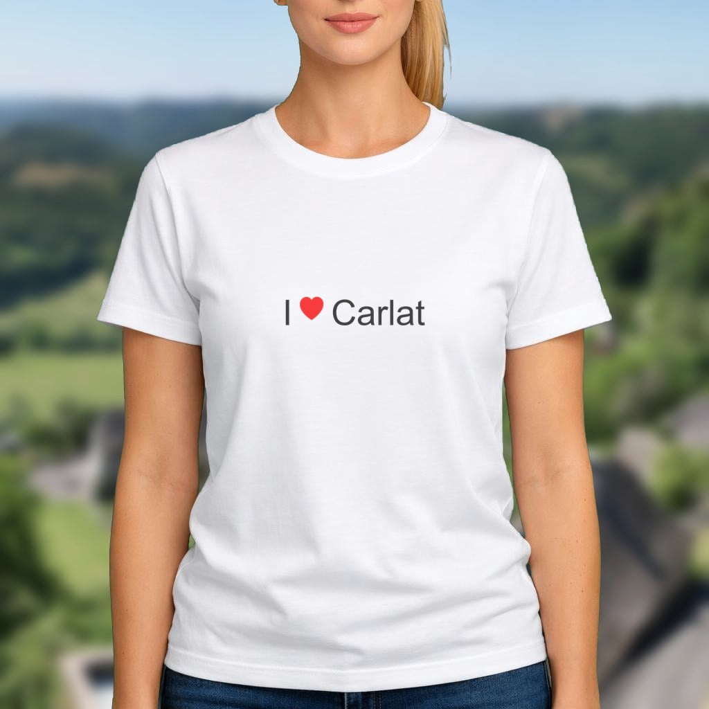 T-shirt I love carlat