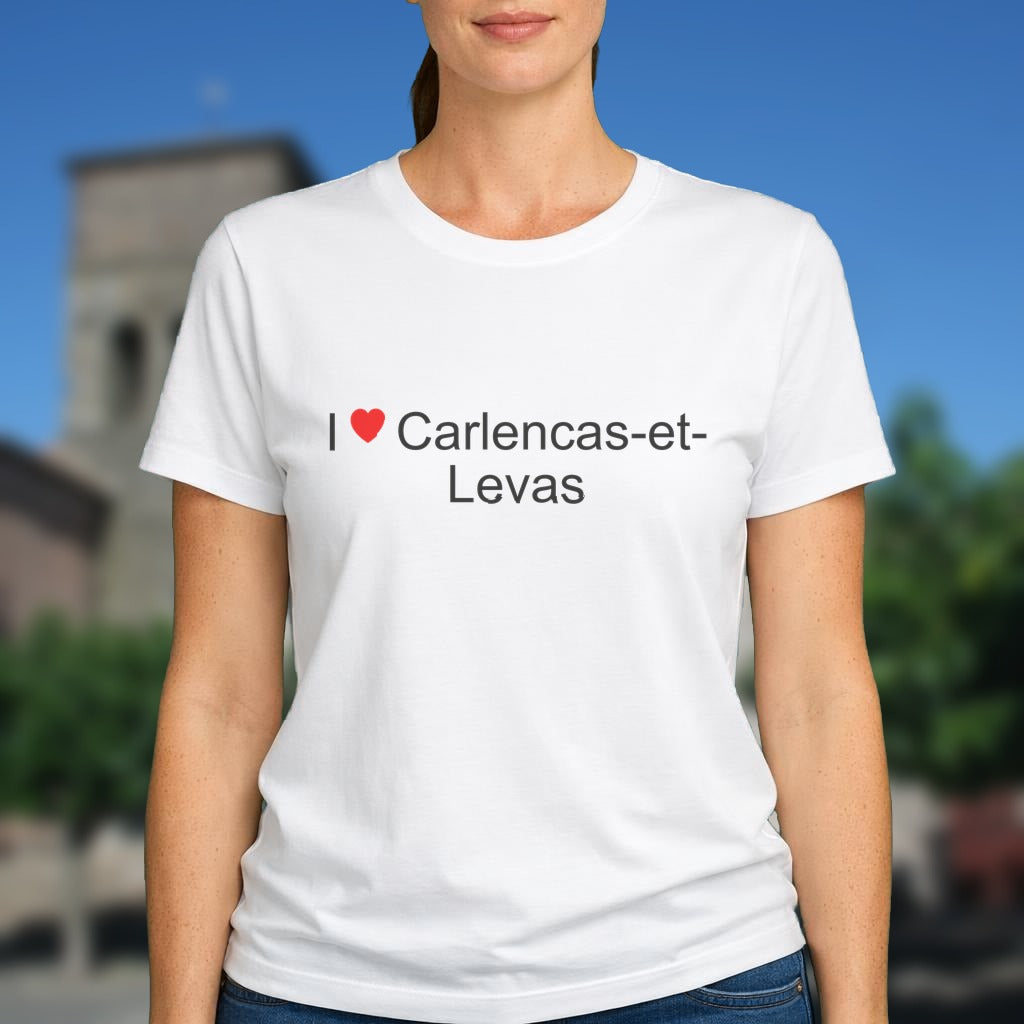T-shirt I love carlencas-et-levas