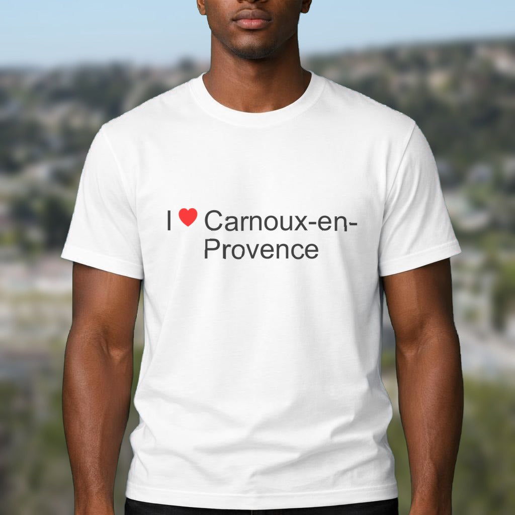 T-shirt I love carnoux-en-provence