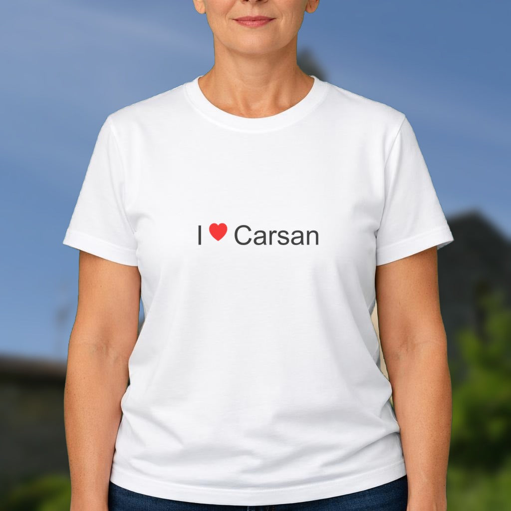 T-shirt I love carsan
