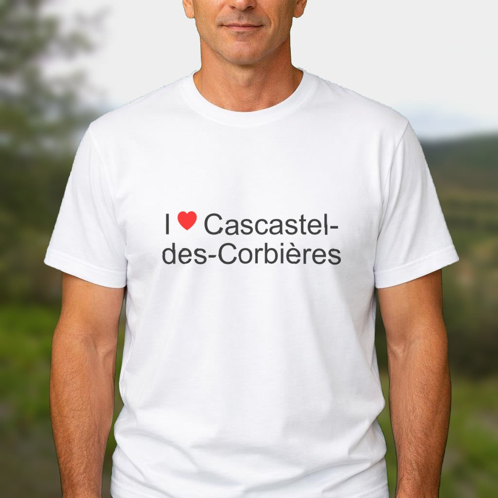 T-shirt I love cascastel-des-corbières
