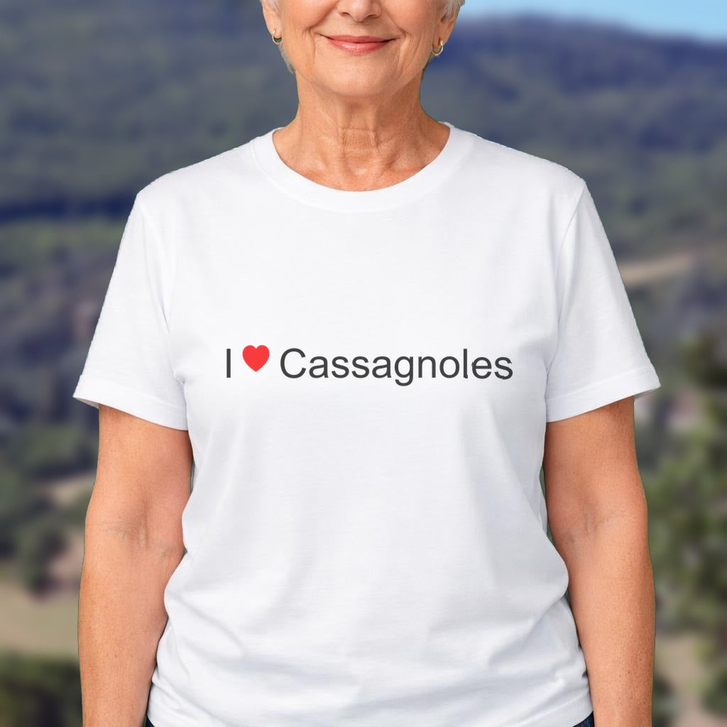 T-shirt I love cassagnoles