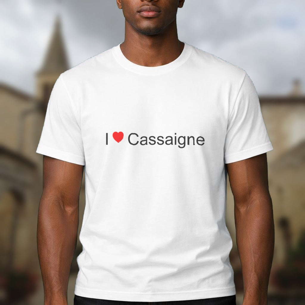 T-shirt I love cassaigne