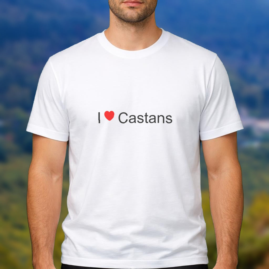 T-shirt I love castans