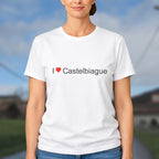 T-shirt I love castelbiague