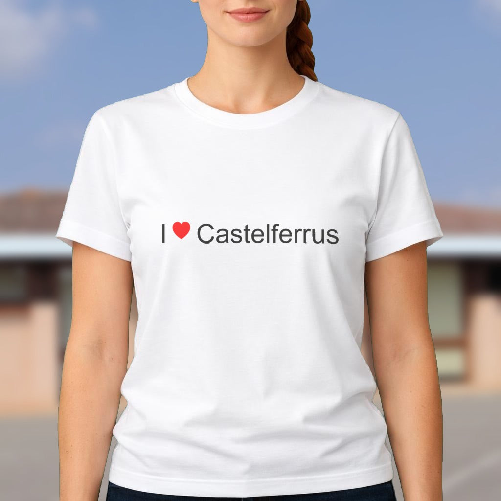 T-shirt I love castelferrus