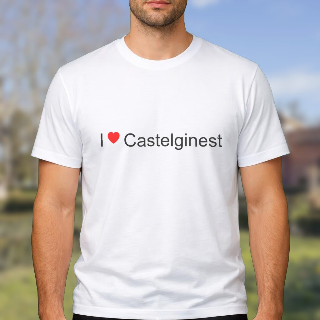T-shirt I love castelginest