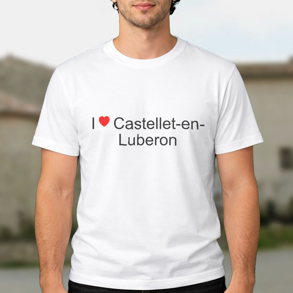 T-shirt I love castellet-en-luberon