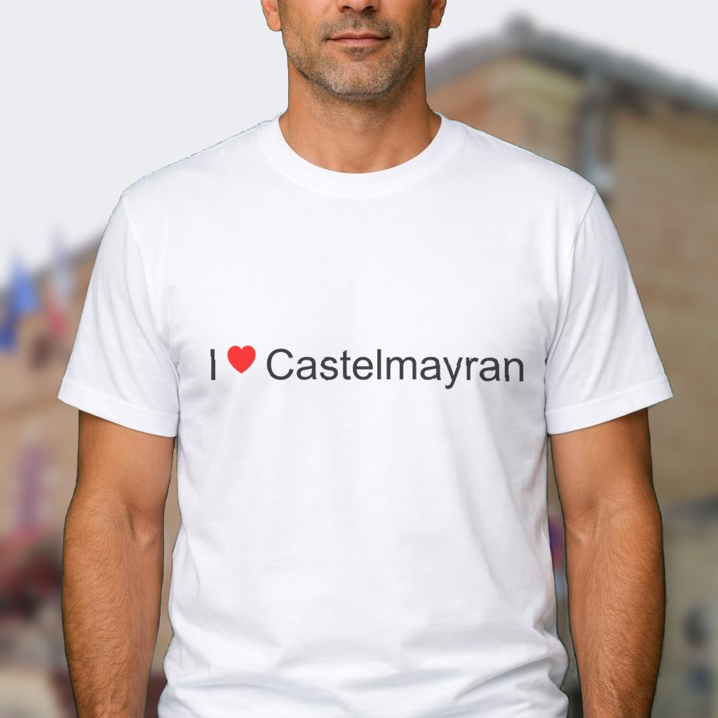 T-shirt I love castelmayran