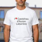 T-shirt I love castelnau d'auzan labarrère