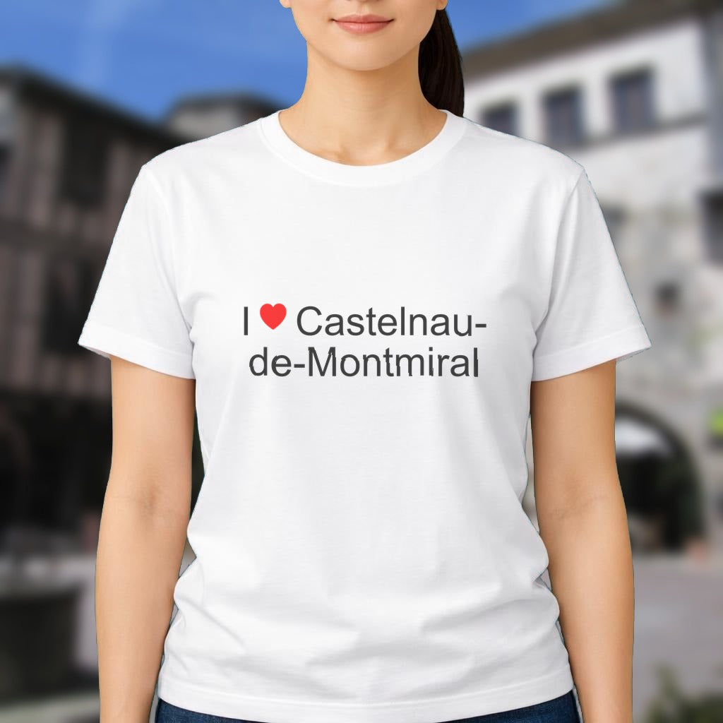 T-shirt I love castelnau-de-montmiral