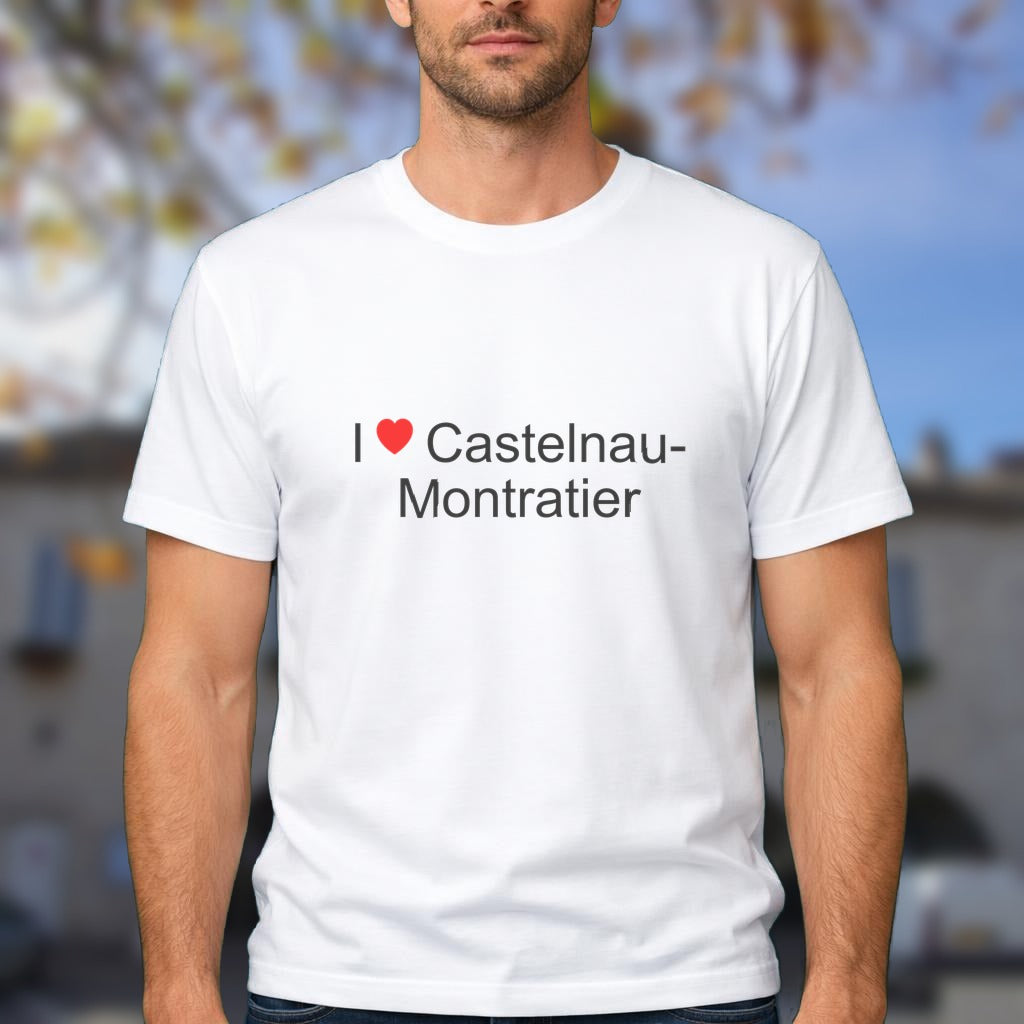 T-shirt I love castelnau-montratier