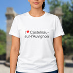T-shirt I love castelnau-sur-l'auvignon