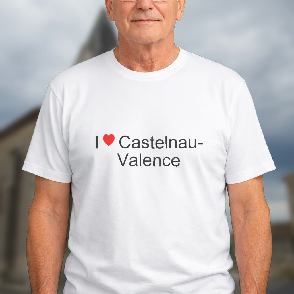 T-shirt I love castelnau-valence