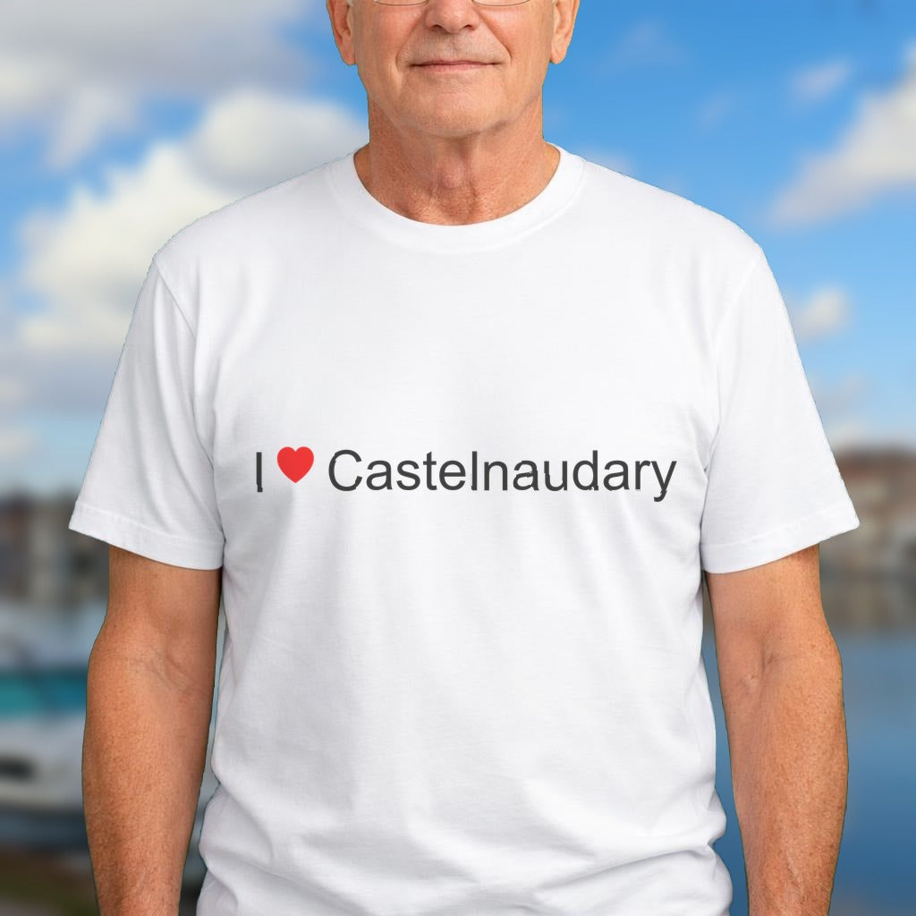 T-shirt I love castelnaudary