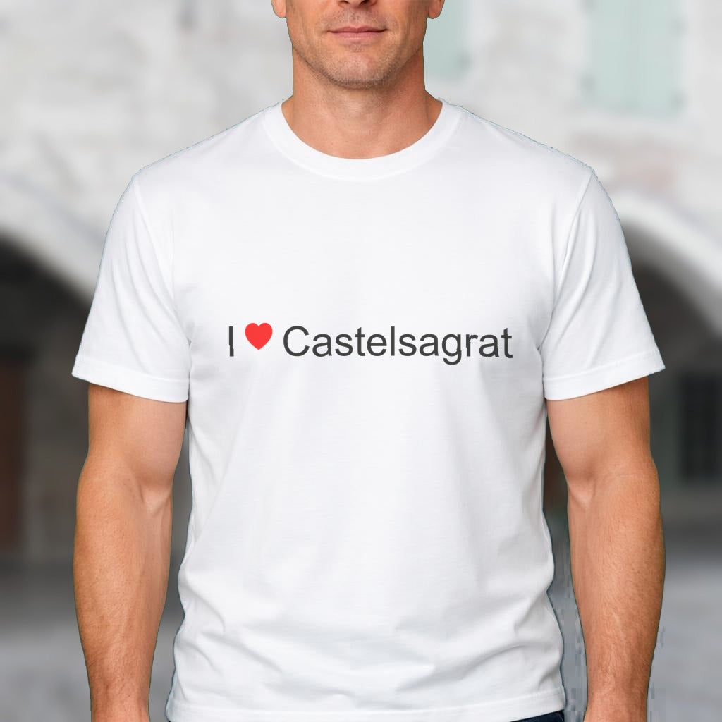 T-shirt I love castelsagrat