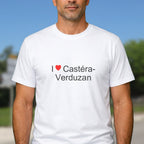 T-shirt I love castéra-verduzan