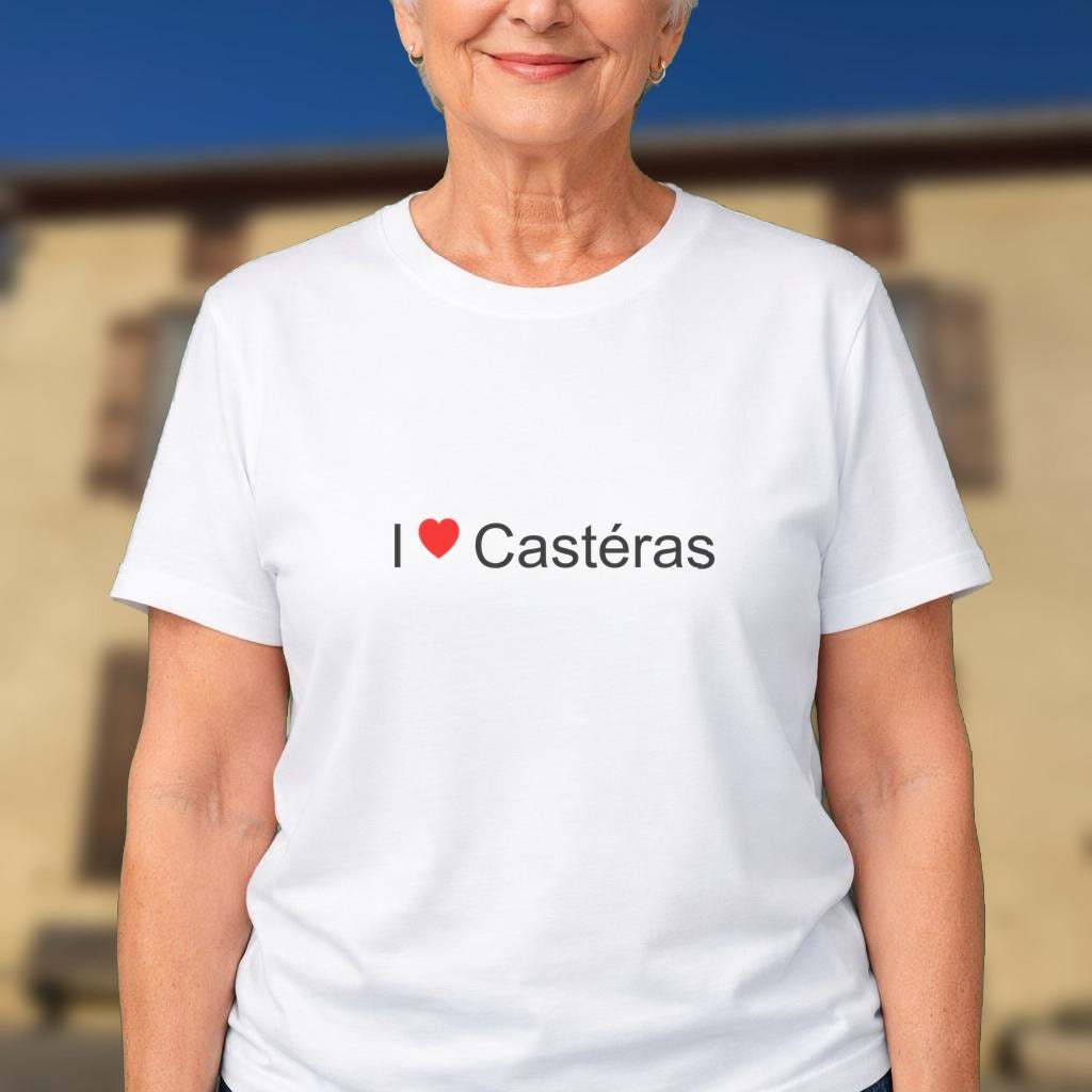 T-shirt I love castéras