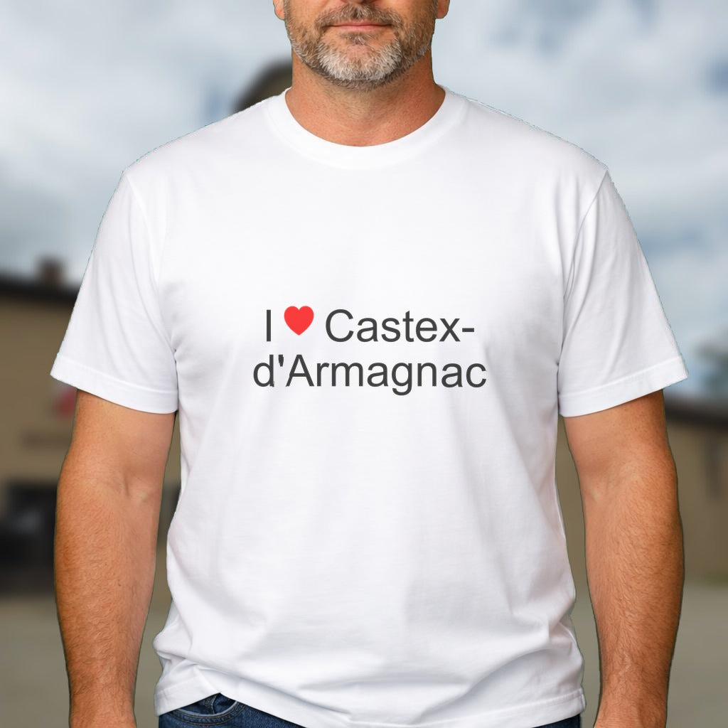 T-shirt I love castex-d'armagnac